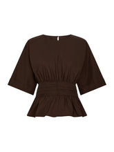 Load image into Gallery viewer, Neo Noir Annegret Poplin Blouse