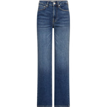 Load image into Gallery viewer, Birkin Jeans are cut in a timeless straight-leg silhouette with a flattering mid/high waist and a clean, elongated line. Crafted from comfort-stretch denim in a medium-dark.
Size &amp; Fit
• Mid/ High waist
• Straight-leg fit
• Full length
Details
• Comfort-stretch denim
• Five-pocket design
• Zip and button closure