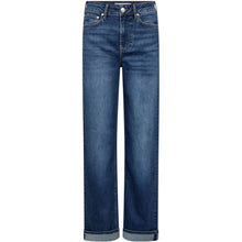Load image into Gallery viewer, Birkin Jeans Turn Up are designed with a relaxed straight-leg silhouette and a turned-up hem that adds a contemporary, effortless finish.
Size &amp; Fit
• Mid to high waist
• Straight-leg fit
• Full length with fixed turn-up hem
Details
• Five-pocket design
• Zip and button closure
• Turn-up cuff detail