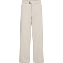 Load image into Gallery viewer, The Birkin Weekend Cropped Pant is designed with a relaxed, effortless silhouette that balances comfort and refinement. Cut with a mid to high waist and a straight cropped leg, they create a modern shape.
Size &amp; Fit
• Mid to high waist
• Relaxed fit
• Cropped length
• Straight leg
Details
• Zip and button closure
• Belt loops
• Side pockets
• Turn-up hem