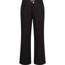 Load image into Gallery viewer, The Ella Wide Pant is designed with a high waist and a clean wide-leg silhouette that creates an elongated, flattering shape. The tailored look makes them easy to dress up with a shirt or blazer, while a soft knit keeps the styling more relaxed.
Size &amp; Fit
• High waist
• Regular fit
• Wide leg
Details
• Tailored quality
• Side pockets
• Belt loops
• Zip and button closure