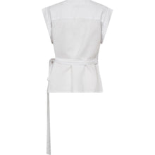 Load image into Gallery viewer, PIESZAK Lina linen wrap blouse