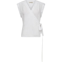 Load image into Gallery viewer, PIESZAK Lina linen wrap blouse