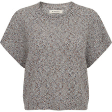 Load image into Gallery viewer, The Marian Confetti Batwing Knit is a playful yet elevated take on everyday knitwear. Crafted in a soft speckled yarn, it features wide batwing sleeves and a relaxed silhouette that drapes effortlessly on the body.
The subtle texture and clean neckline make it easy to layer over crisp shirting or wear solo for a more laid-back expression.
Size &amp; Fit
• Relaxed fit
• Hip length
• Slightly dropped shoulders
Details
• Wide short sleeves with batwing shape
• Ribbed trims at neck, cuffs and hem

