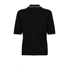 Load image into Gallery viewer, PIESZAK Vigga Rhinestone Polo Knit