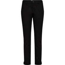 Load image into Gallery viewer, Chic and easy to wear, the Elise Gigi pant is your new go-to tailored trouser. Designed with a slim, tapered leg and cropped length, it features subtle slits at the hem for a flattering, modern finish.
Crafted from a structured stretch fabric for comfort
Size &amp; Fit
• High waist
• Slim fit
• Cropped leg length
• Slits at hem