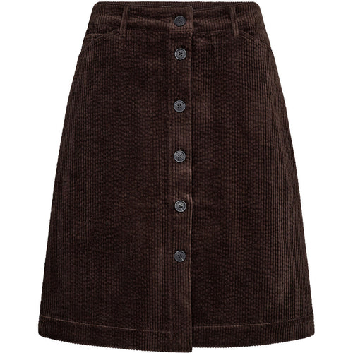 The Gilly Skirt offers a modern take on retro-inspired tailoring. Cut from soft corduroy with a structured yet comfortable feel, this A-line silhouette is designed to sit high on the waist and finishes just above the knee.
The full button-through front and clean waistband bring a crisp, minimal finish
Size & Fit
• High-rise waist
• A-line silhouette
• Above-knee length
Details
• Button-through front
• Belt loops
• Side pockets
• Soft corduroy with subtle stretch