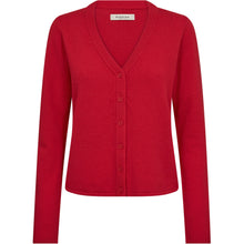 Load image into Gallery viewer, A soft and timeless staple. Abby is a fitted cardigan crafted in a brushed wool blend with a feminine V-neckline and fine ribbed trims. It features a classic button-down front and a cropped length that pairs beautifully with high-waisted denim or tailored trousers.
The brushed finish adds a luxurious softness, making it your go-to layering piece all season.
Size &amp; Fit
• Slim fit
• Cropped length
• V-neck
Details
• Button-down front
• Ribbed neckline, cuffs and hem
• Soft brushed wool blend
