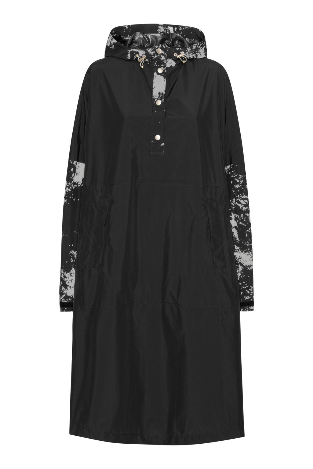 ILSE JACOBSEN Poncho with Sleeves Printed (Rain222spr)