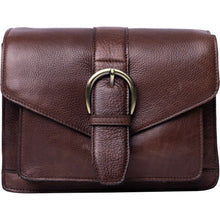 Load image into Gallery viewer, The Neko bag is a sleek crossover bag featuring a beautiful buckle-detail closure. It offers excellent organization with a total of four open compartments and two zippered sections, making it easy to keep your essentials neatly arranged.
Made in our Urban leather quality - a natural milled cow leather, where each bag is processed and dyed before the surface has been finalized, which keeps the original grain pattern of the raw leather. After the bags have been dyed, light wax is applied by hand, leaving a sm