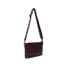 Load image into Gallery viewer, Nisa Small is an elegant and functional bag with a timeless design. It comes with a detachable, adjustable crossbody strap, allowing you to carry it comfortably and with ease. The spacious main compartment is secured with a zipper, keeping your essentials safe and organized. As part of its thoughtful design, the bag also features two additional compartments. One at the front, and one in the back, closed with buttons, adding both functionality and a distinctive detail to its look.
