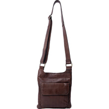 Load image into Gallery viewer, ara Small is a cool and simple crossover.
• Handcrafted
• Adjustable crossover strap
• Spacious main compartment
• Front pocket with button closure
This bag is made from our Urban Leather Quality - a milled cow leather that is dyed
before the surface is finalized. This process preserves the leather’s natural texture, leaving each bag with unique characteristics, where no two are the same. After the dye, a light wax is applied, creating a smooth and soft finish.