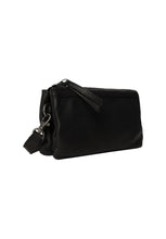 Load image into Gallery viewer, classic small bag in timeless design made from high quality that strengthens the bag’s durability, while maintaining the beautiful surface. It has the same size as a clutch and features a detachable wrist handle and a slim shoulder strap for versatile wearing. This bag is perfect for you, who want a small but practical bag as it features two large compartments, which are divided by a zipper pocket in the middle. In the rear compartment you’ll find a small zipper pocket in the lining. 