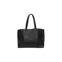 Load image into Gallery viewer, Eliana is your perfect workbag made from our soft vintage looking leather.
• Handcrafted
• Spacious main compartment with zip closure
• Padded pocket for a laptop inside
• On each side of the main compartment, you have 2 separate compartments with button closure.
• Open pocket af the front
• Adjustable, removable crossover strap
This bag is made from our Urban Leather Quality - a milled cow leather that is dyed
before the surface is finalized.