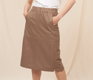 PIESZAK Lanni Leather Knee Skirt