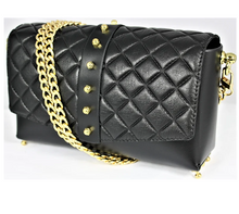 Load image into Gallery viewer, UNA BURKE LEATHER Quilted Shoulder Bag