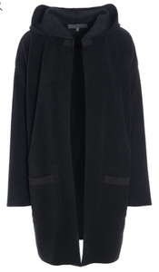 HENRIETTE STEFFENSEN Fleece Cardigan with Hood (7118)