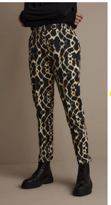SUMMUM Trousers with print