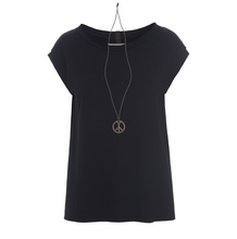 Load image into Gallery viewer, HENRIETTE STEFFENSEN Jersey Tee with necklace (96080)