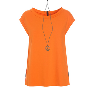 HENRIETTE STEFFENSEN Jersey Tee with necklace (96080)