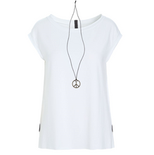 Load image into Gallery viewer, HENRIETTE STEFFENSEN Jersey Tee with necklace (96080)