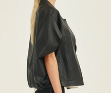 Load image into Gallery viewer, PIESZAK Lanni Leather Oversize Jacket