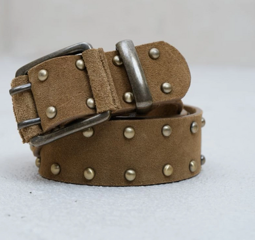 INDI & COLD Studded Leather Belt