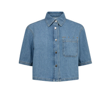 Load image into Gallery viewer, IVY COPENHAGEN Uta Cropped Denim Shirt