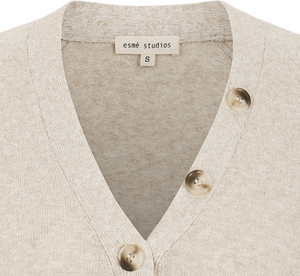 ESME STUDIOS Rim Cropped Cardigan