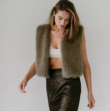 Load image into Gallery viewer, AIMEE THE LABEL Isla Faux Fur Waistcoat