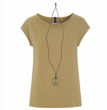 Load image into Gallery viewer, HENRIETTE STEFFENSEN Jersey Tee with necklace (96080)