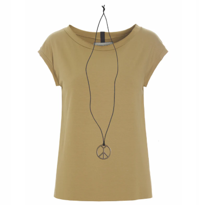 HENRIETTE STEFFENSEN Jersey Tee with necklace (96080)