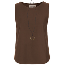 Load image into Gallery viewer, HENRIETTE STEFFENSEN Tank top with W/necklace ( 71018)