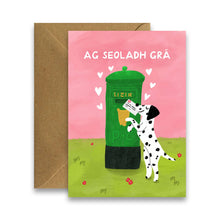 Load image into Gallery viewer, Ag Seoladh Grá - Love Card
