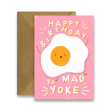 Load image into Gallery viewer, Happy Birthday Mad Yoke - Funny Irish Card