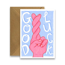 Load image into Gallery viewer, Good Luck Card Fingers Crossed