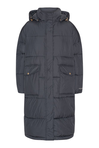 ilse jacobsen peppy06 in ombre blue long padded coat