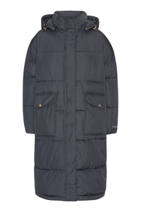 ilse jacobsen peppy06 in ombre blue long padded coat