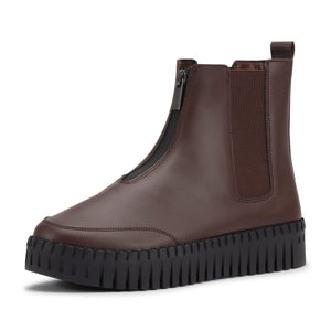 Ilse Jacobsen Tlip 6372 boot brown with black platform sole