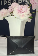Load image into Gallery viewer, UNA BURKE LEATHER Etched Envelope Clutch