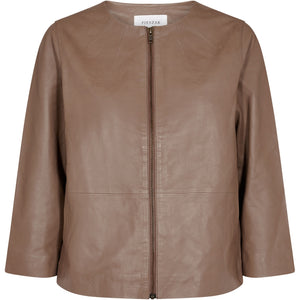 PIESZAK Lanni 3/4 Sleeve Leather Jacket