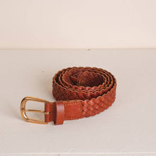 Load image into Gallery viewer, INDI &amp; COLD Plaited Leather Belt