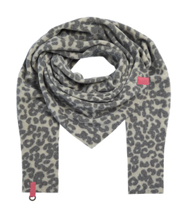 HENRIETTE STEFFENSEN Leopard Print Triangle Scarf (4051p)