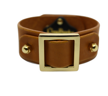 Load image into Gallery viewer, UNA BURKE LEATHER Square Slider Bracelet