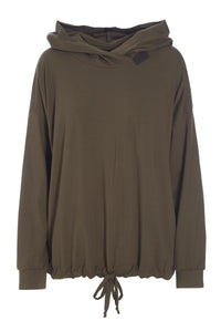 HENRIETTE STEFFENSEN Jersey Hooded Top (96059)
