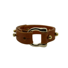 Load image into Gallery viewer, UNA BURKE LEATHER Horseshoe Bracelet