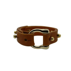 UNA BURKE LEATHER Horseshoe Bracelet