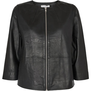 PIESZAK Lanni 3/4 Sleeve Leather Jacket