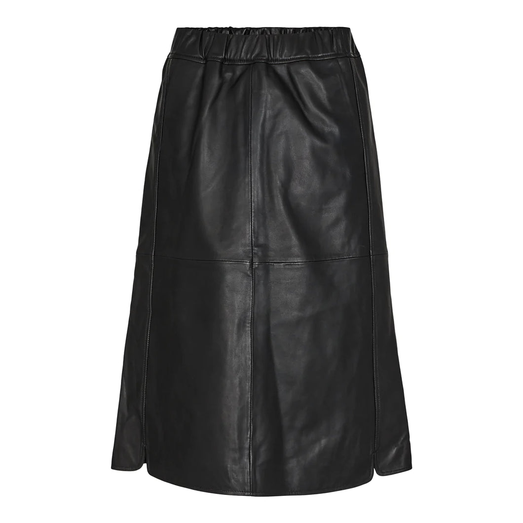 PIESZAK Lanni Leather Knee Skirt